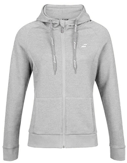 Женская теннисная куртка Babolat Exercise Hood Women - high rise heather