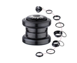 Рулевая колонка MIXIEER, 1-1/8"-1.5", безрезьбовая, EC 34 / 28.6  EC 34/30, подшипники 5/32"x20- 2шт, с якорем, высота 24.5мм, черная (50/100)