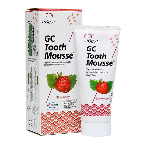 Гель для восстановления эмали GC Tooth Mousse (Тусс-Мусс) «Клубника» 35 мл