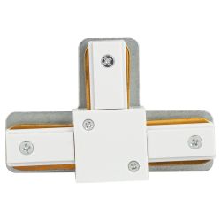 Коннектор питания ЭРА TR-1PA-СT WH для однофазного шинопровода T-образный белый