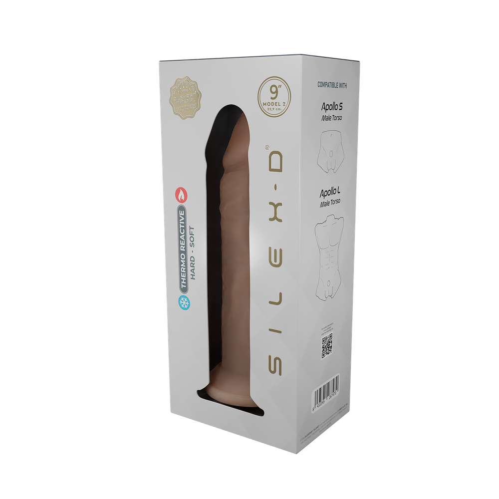 Фаллоимиатор термоактивный из Silexpan 9" 267470AL