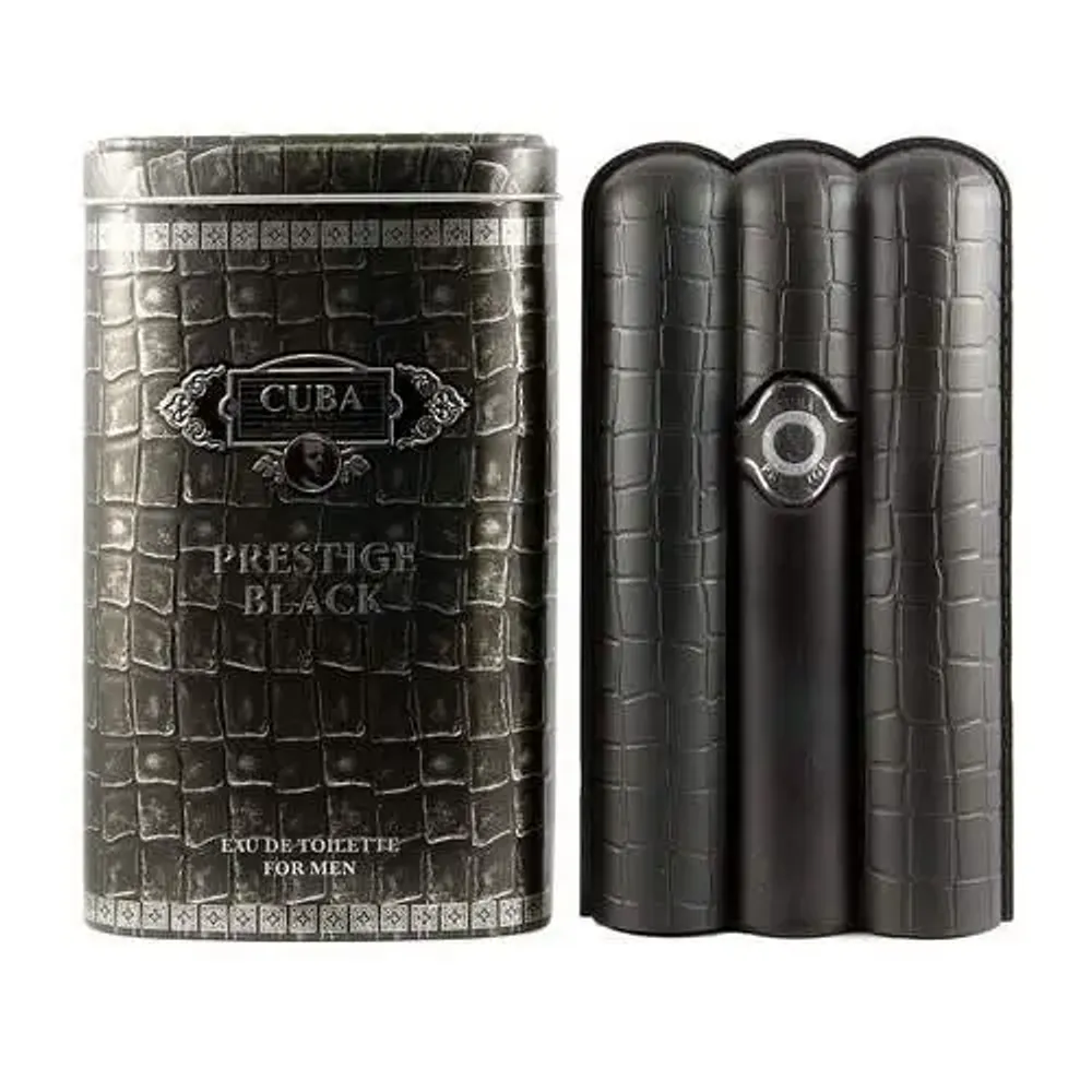 Уникальная мужская парфюмерия для стильных мужчин Cuba Paris Prestige Black Eau de Toilette 90 мл