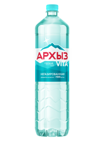 Архыз Vita горная прир. вода 1,5 л ПЭТ негаз