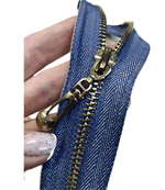 Застежка-молния декоративная металл №5 16см