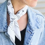 Платок «Your Style - Кисточки», микс 4 цвета, 60*60см