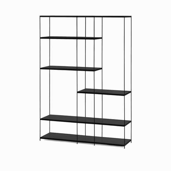 Стеллаж Copenhagen 215х150 см, черный