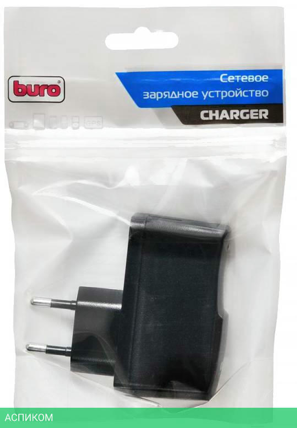Сетевое зарядное устройство Buro XCJ-024-2.1A черный