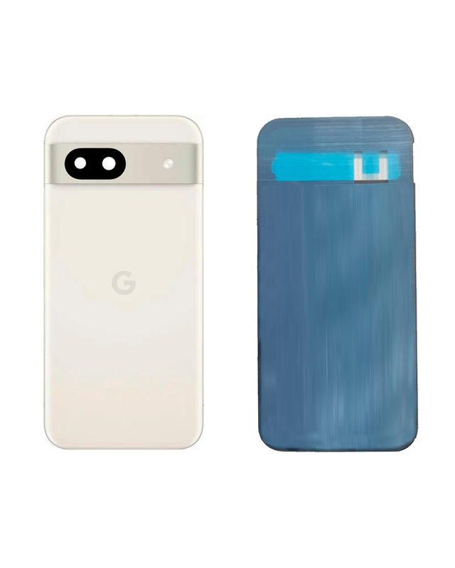 Задняя крышка для Google Pixel 8A фарфоровый (Porcelain) со стеклом камеры