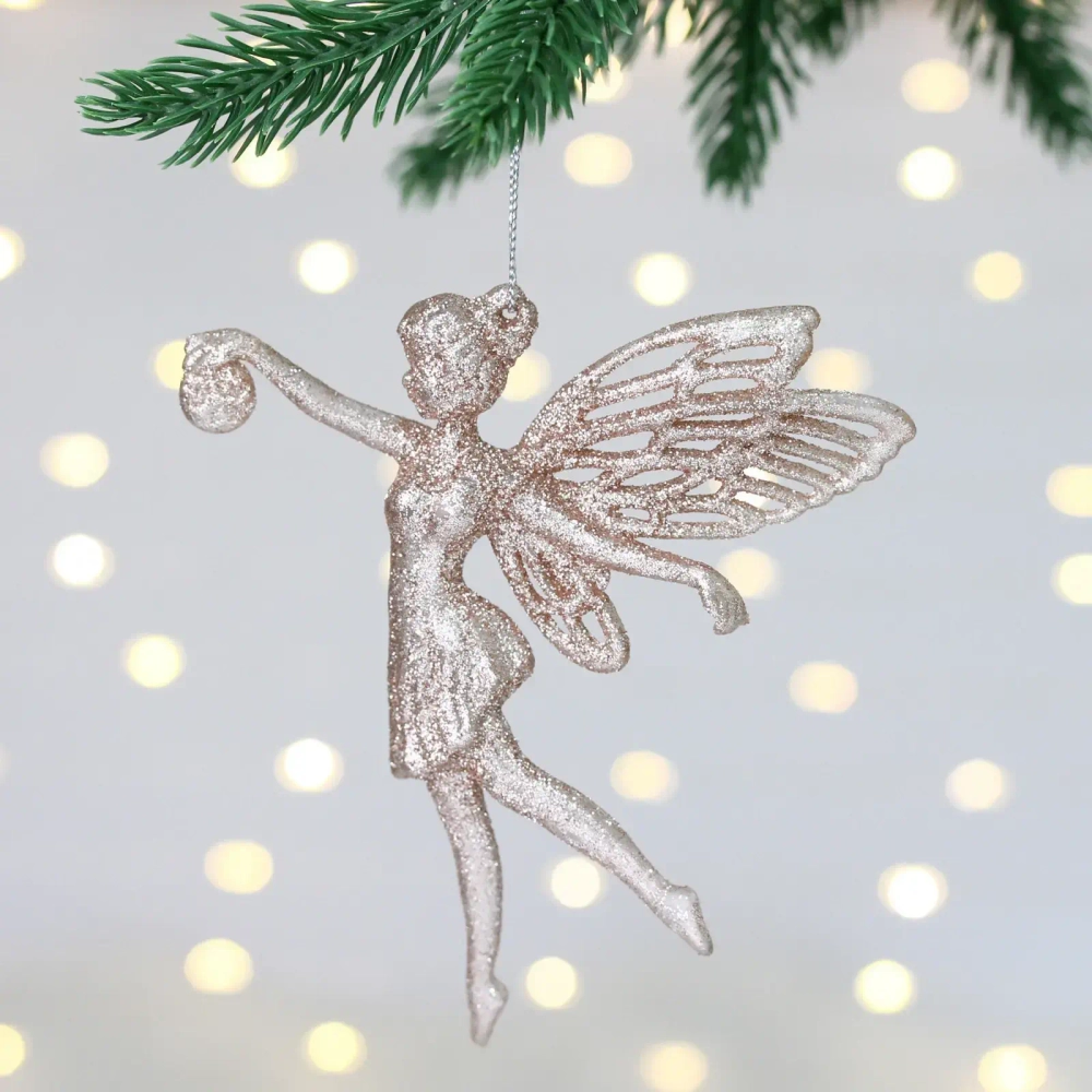 Подвеска «Прекрасная фея» 13 см, Розовое золото
