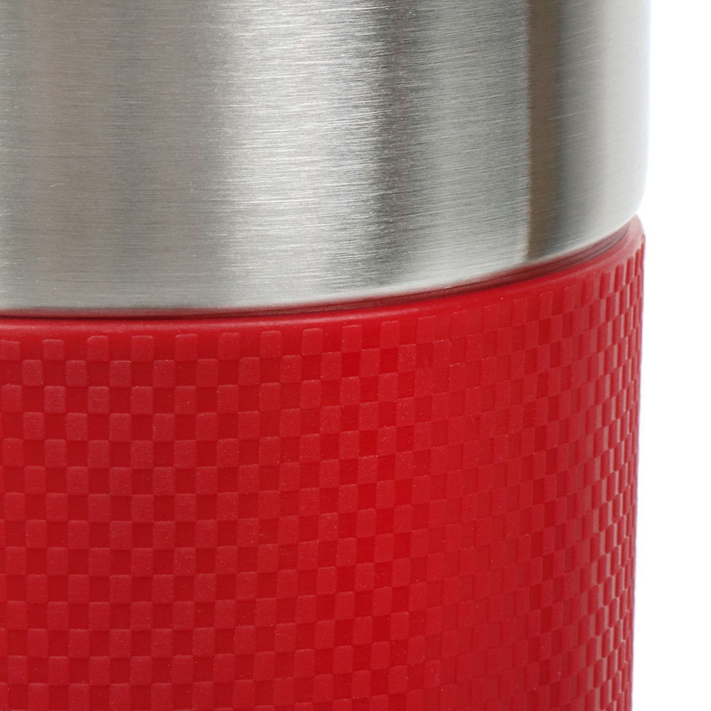 Термокружка 0.45 л, Daniks, колба нерж сталь, красн, SL-091А-RED