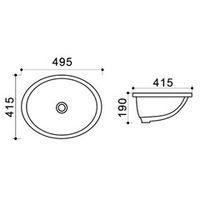 Встраиваемая снизу раковина