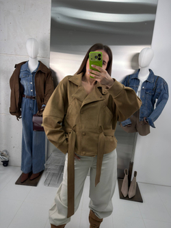 Куртка женская арт. 6796 цвет "кэмел"