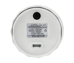 Тахометр 0-6000 об/мин, со счётчиком м/ч, белый с нержавеющим ободком