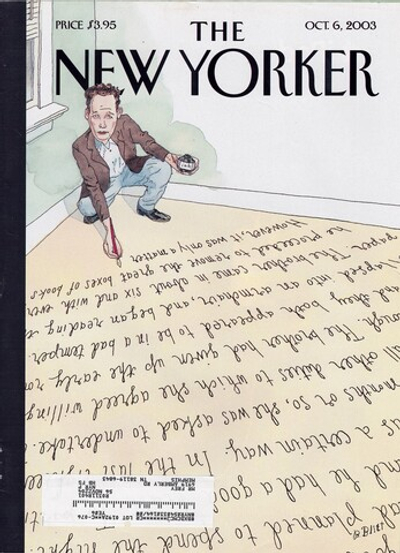 Журнал The New Yorker 06-10-2003, обложка