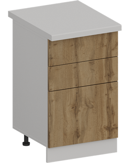 Кухня Модуль ШН3Я 500 Белый / Вотан