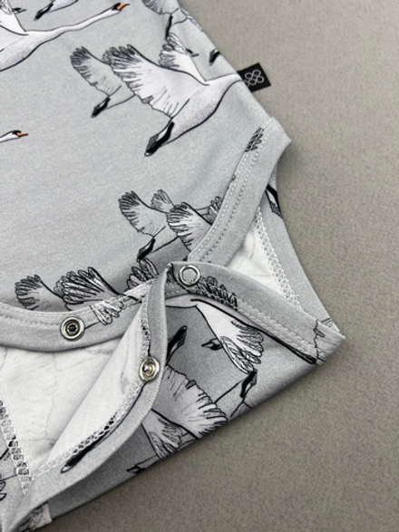 Боди с длинным рукавом LooJoo Журавли