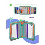 Пенал 1 отделение 200х140х40 Berlingo Little dreamer, 2 откидные планки, ткань