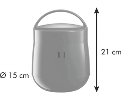 Термос для продуктов FAMILY COLORI 1.0 литра, оранжевый