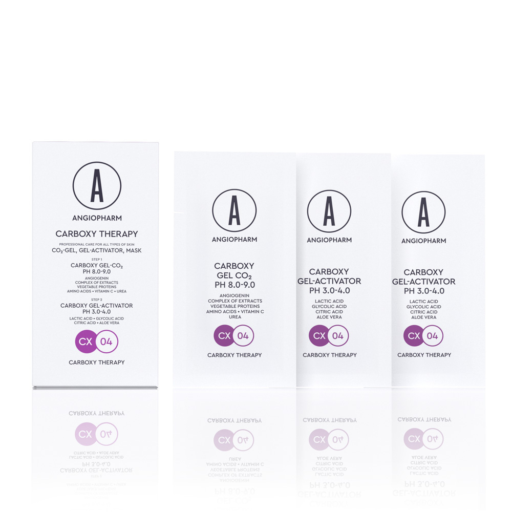 ANGIOPHARM НАБОР САШЕ ДЛЯ КАРБОКСИТЕРАПИИ, 3*15 мл | GEL-ACTIVATOR pH 3.3