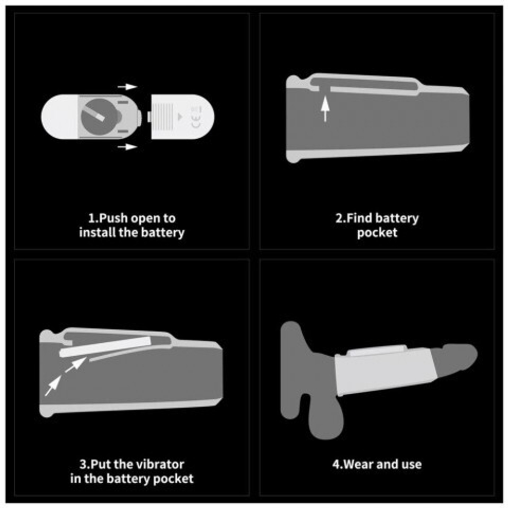 Насадка на пенис с вибрацией Drip Knights Ring  (10*3,7)