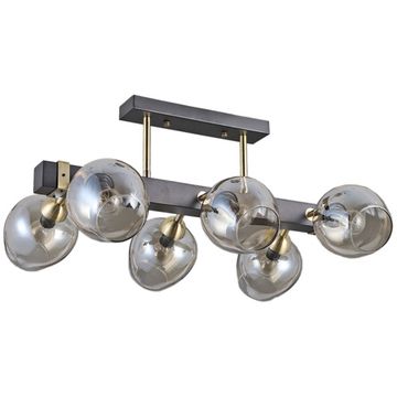 Люстра потолочная ILLUMICO E14 IL9736-6CSQ-79 BK AB