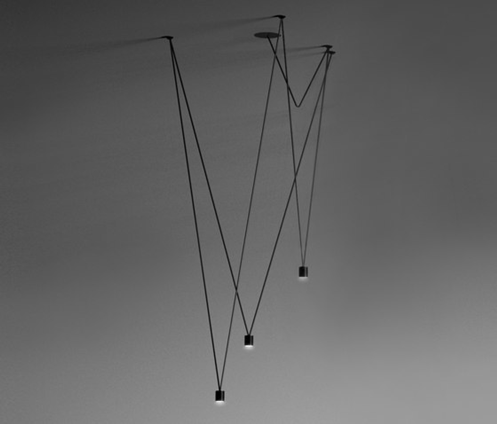 Pendant design lamp Match by Vibia (3 lampshade )