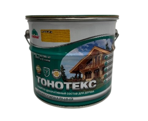 KRONA Состав защитно-декоративный Тонотекс калужница 3 л.
