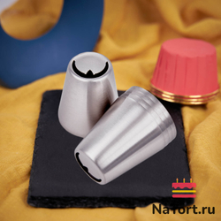 Насадка кондитерская N095 «Лепесток волнистый с прожилкой»