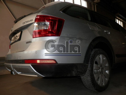 Фаркоп оцинкованный Galia S105C для Skoda Octavia седан/универсал 2013-(паспорт и сертификат в комплекте)(без электрики)