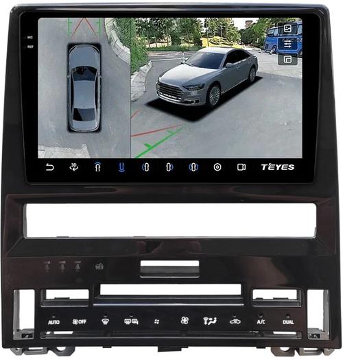 Магнитола для Toyota Avalon 5 2018-2022 (большая рамка) - Teyes CC3-2K-360 монитор 10.36" 2K QLED на Android 10, Быстрая, CarPlay, 4G SIM-слот, 4 камеры в комплекте