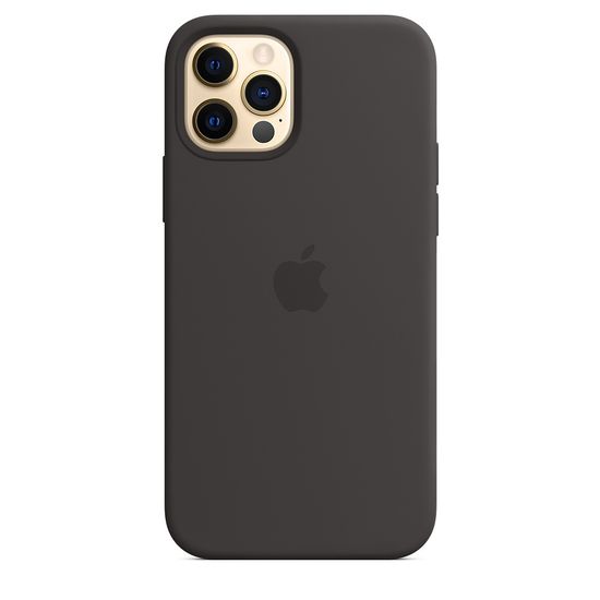Apple Silicone Case with MagSafe iPhone 12 | 12 Pro Black (Чёрный) MHL73ZM/A