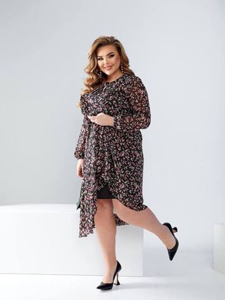 Шифоновое платье УК-8520