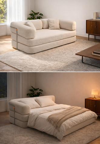 2 в 1: диван и кровать