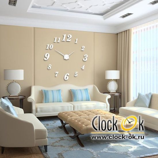 Настенные 3D часы Love Time