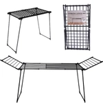 Сушилка для белья, раздвижная, 183-260*60*108 см, мах 20 кг, цвет черный