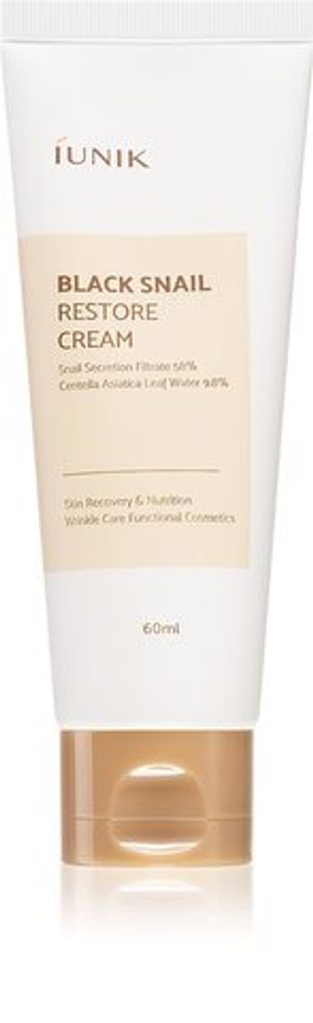 iUnik Black Snail - регенерирующий и увлажняющий крем с экстрактом слизи улитки /   60  ml  / GTIN 8809429958822