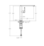 Смеситель для кухни KITCHEN 388401MCNC никель