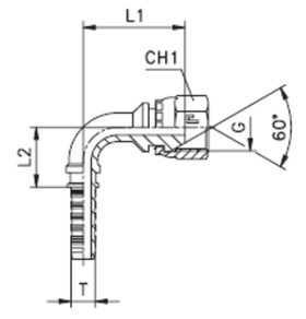 Фитинг DN 20 BSP (Г) 1 (90)