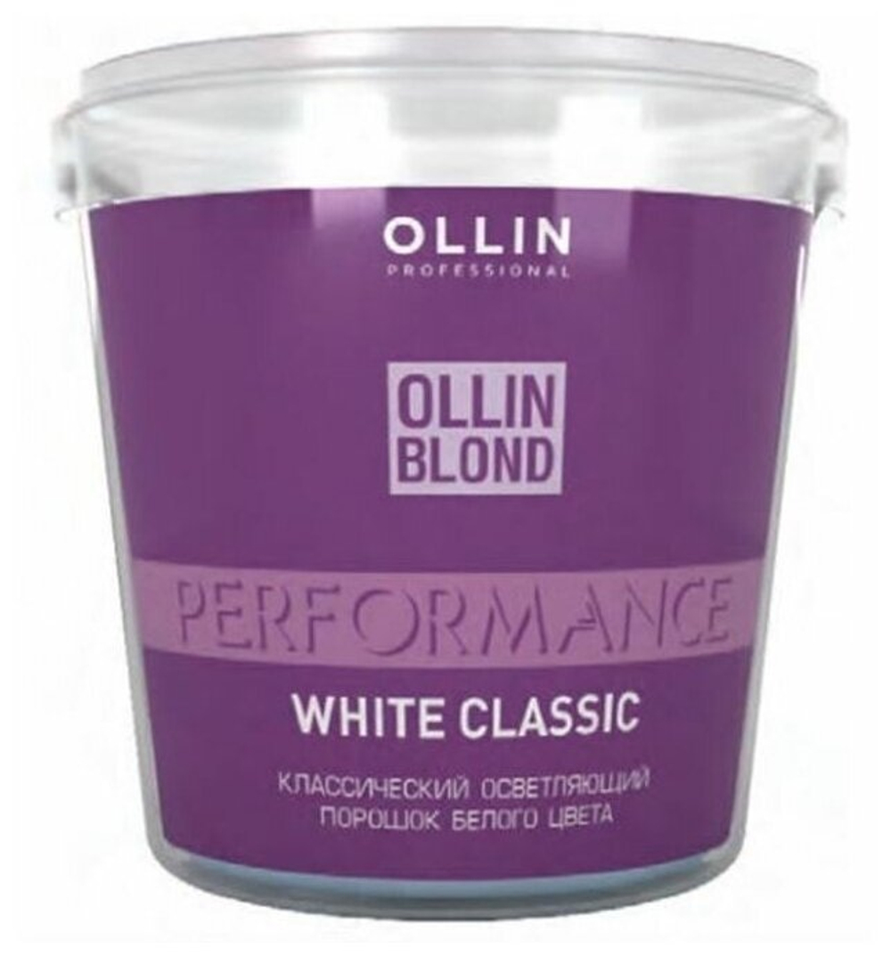 OLLIN BLOND PERFORMANCE White Classic Классический осветляющий порошок белого цвета 30г (2 шт)