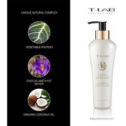 T-LAB Professional Coco Therapy - регенерирующий шампунь для волос / 300 мл