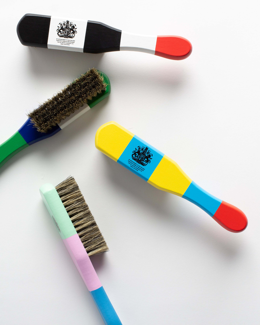 JW Anderson Home Hillbrush Clothing Brush "Yellow Blue"