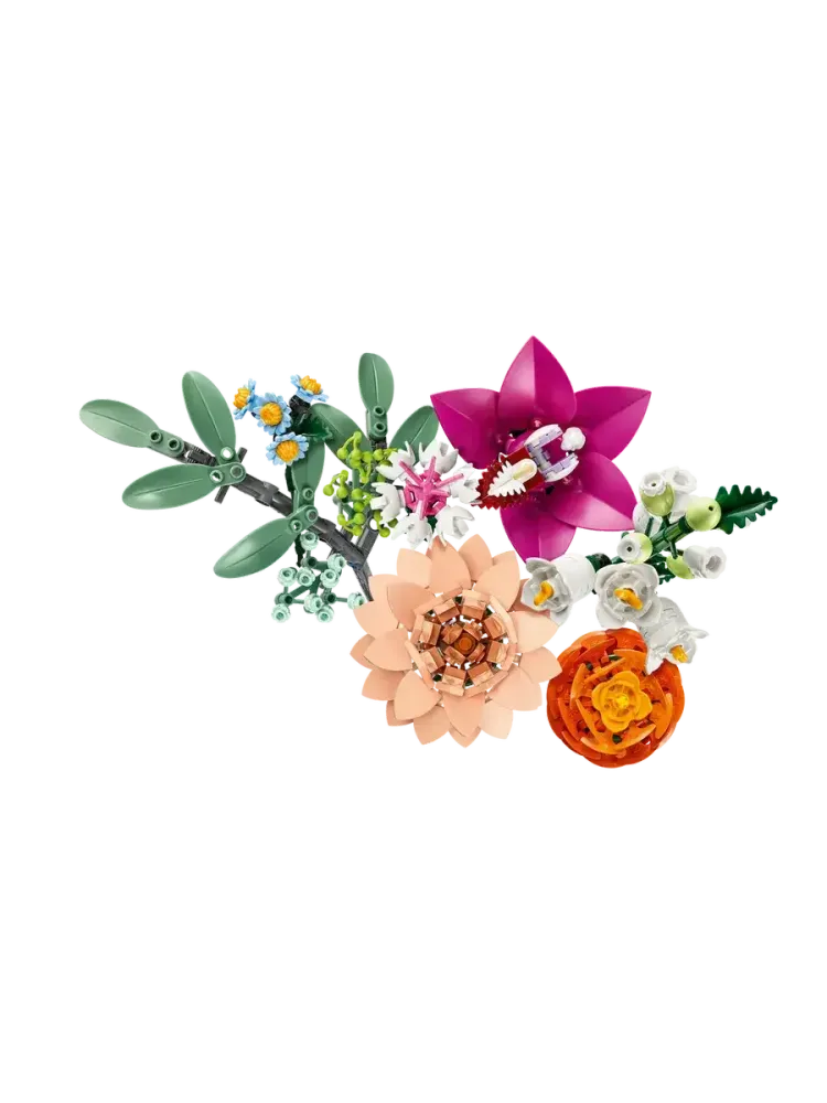 Конструктор Icons 10342 Букет из розовых цветов