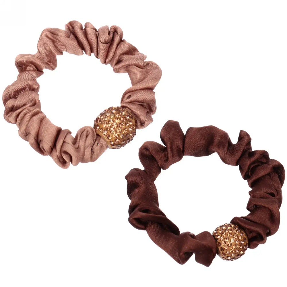 Резинка для волос 1шт «Кокетка - Aks Bambina Shambhala», микс два цвета, d-5см