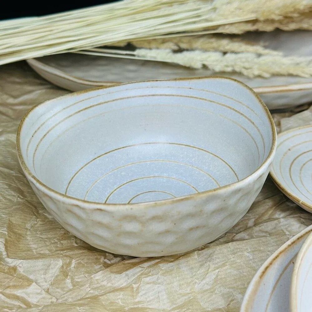 Lenardi 205-691 Набор из 6 салатников 14см ДЮНА в под.уп.(х8)Фарфор