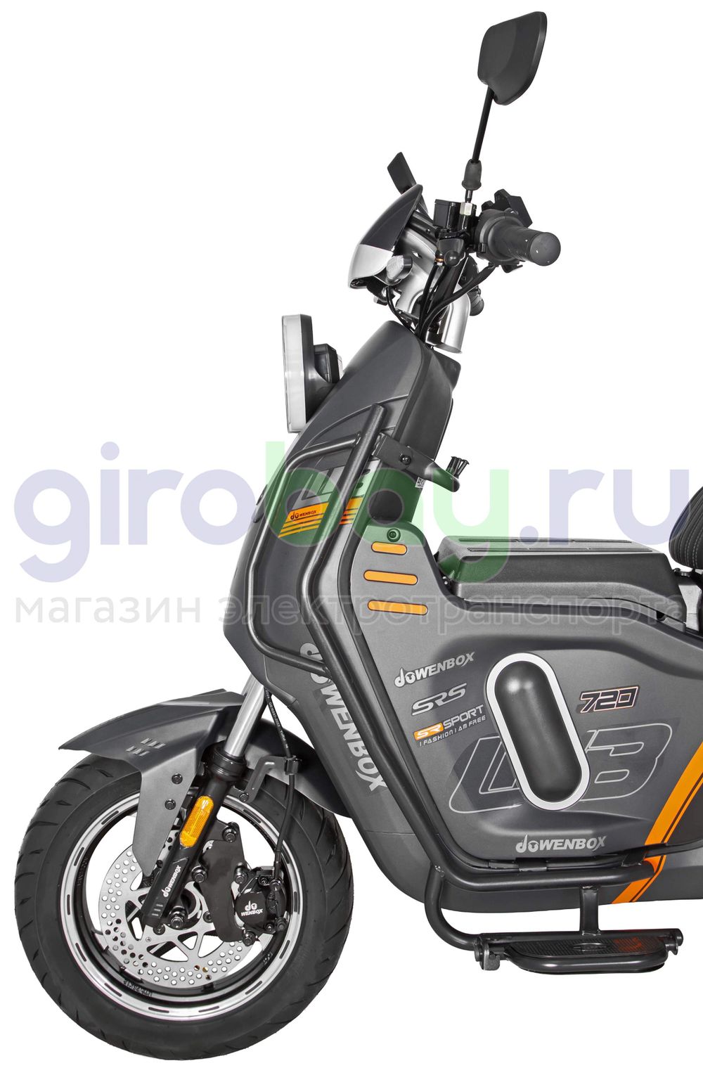 Электроскутер WENBOX U7 1500W (60V/30Ah) - Серый фото №11