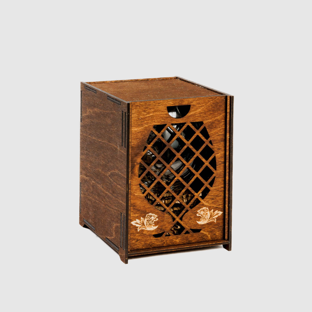 Бокал с гравировкой в подарочной коробке