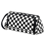 Пенал-косметичка Basir без наполнения, 20*10*9 см, на молнии, черно-белый цвет