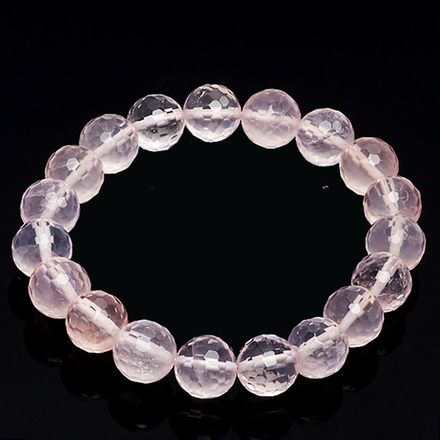 Браслет "Раут 10" розовый кварц