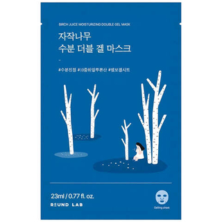 Тканевая маска с гелевой основой с березовым соком ROUND LAB Birch Juice Moisturzing Double Gel Mask
