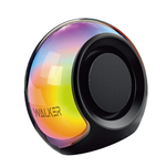 Портативная колонка WALKER WSP-215, Bluetooth, 10Вт, стереопара TWS, подсветка, черная